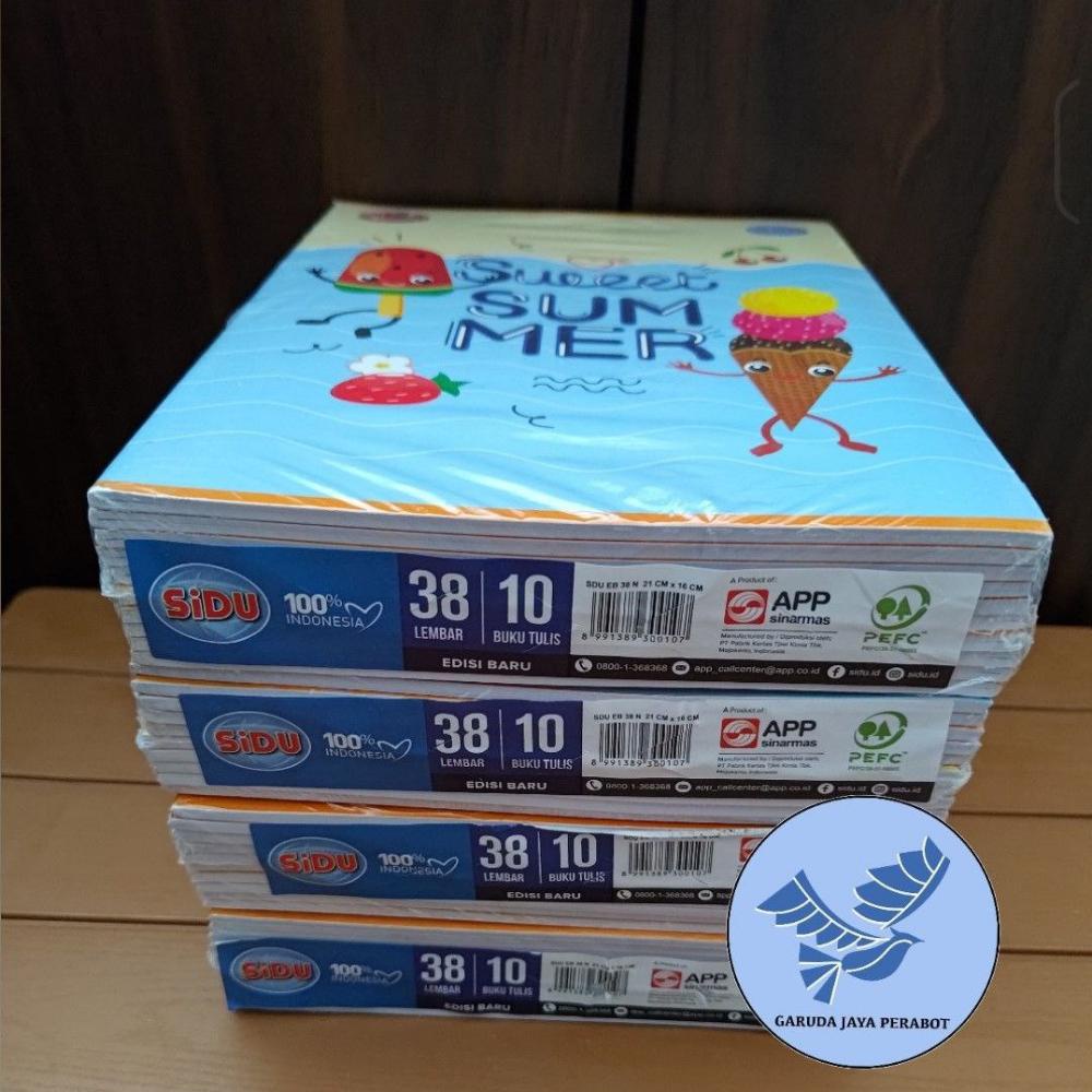 

8.8 (1Pak) Buku Tulis Sidu 38 Lembar Grosir !!