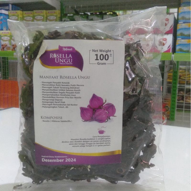 

Teh Rosela Ungu Isi 100 Gr/Mengatasi Masalah Pencernaan/Diet