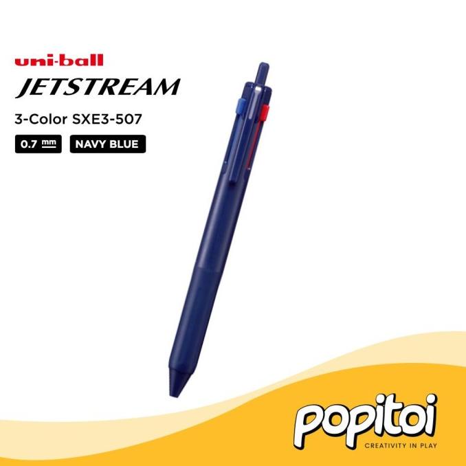 

'+'+'+'+] Uni Ball Jetstream 3 Color SXE3-507 0.5 0.7 mm Ballpoint Pen Uniball