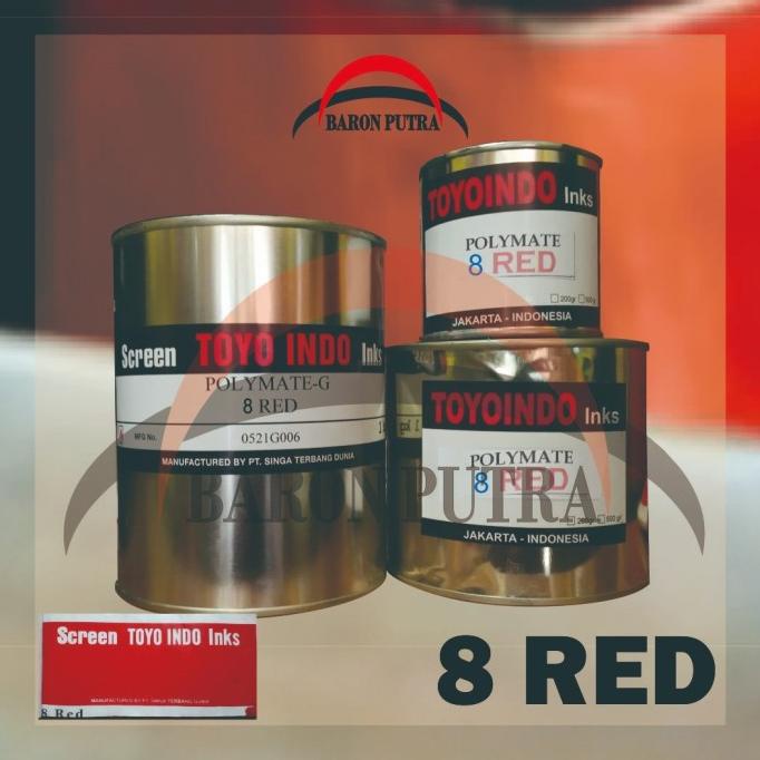 

=+=+=+] TINTA TOYO POLYMATE 8 RED 1 KG (TINTA SABLON PLASTIK)