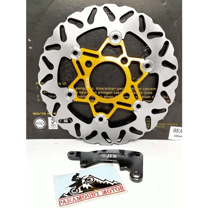 PIRINGAN CAKRAM BEAT 220 MM FLOATING CNC DISC BRAKE BEAT SCOOPY VARIO