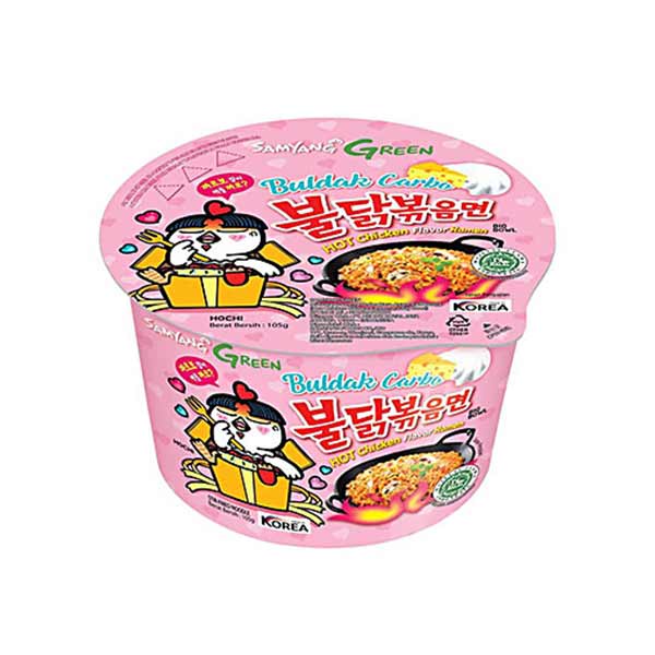 Promo Harga Samyang Hot Chicken Ramen Carbonara 105 gr - Shopee