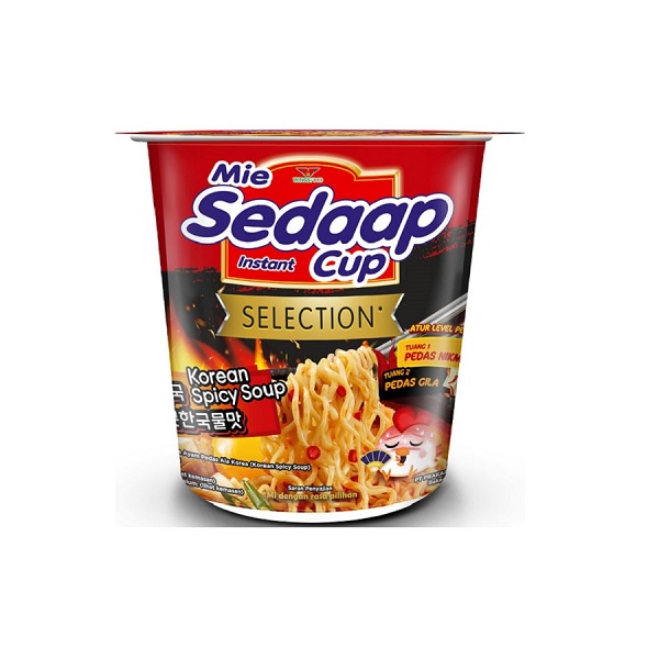 

SEDAAP MIE KUAH KOREAN SPICY SOUP CUP 75 GR