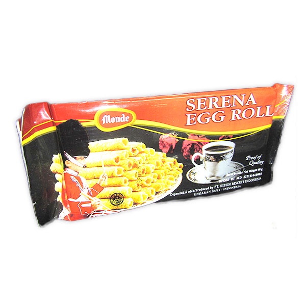 

MONDE SERENA EGG ROLL BISCUITS 60 GR - BISKUIT