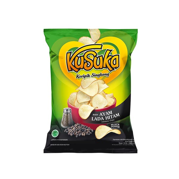 

KUSUKA KRIPIK SINGKONG AYAM LADA HITAM 60 GR