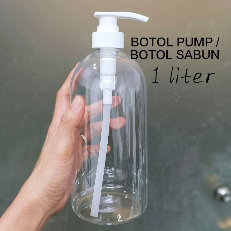 BOTOL PUMP 1000 ML (BOTOL TEBAL)