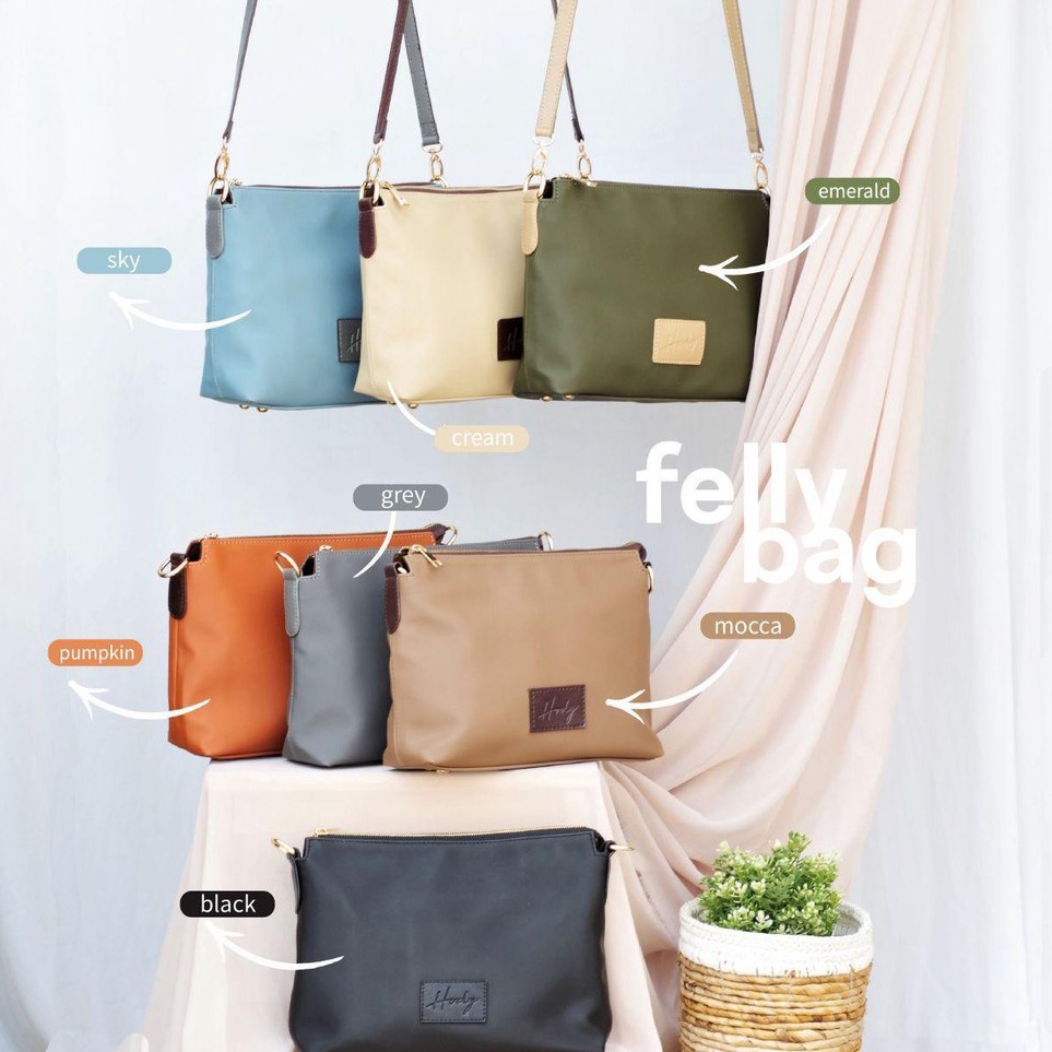 Laris Tas wanita selempang original felly by hody / tas selempang wanita trendy felly bag by hody La