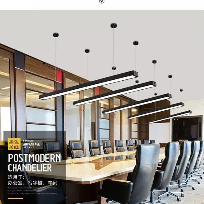 Lampu gantung led lampu plafon led office hanging lamp lampu panjang l