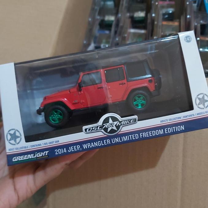 Greenlight 2014 Jeep Wrangler Freedom GREEN MACHINE