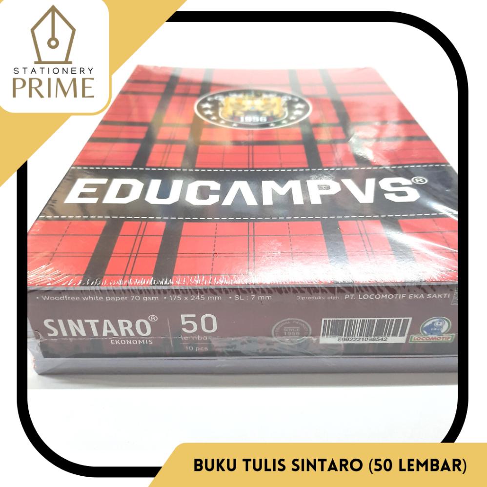 

8.8 [Discount] Buku Tulis Sintaro 50 Lembar ( 1 Pack Isi 10 Buku ) New !!