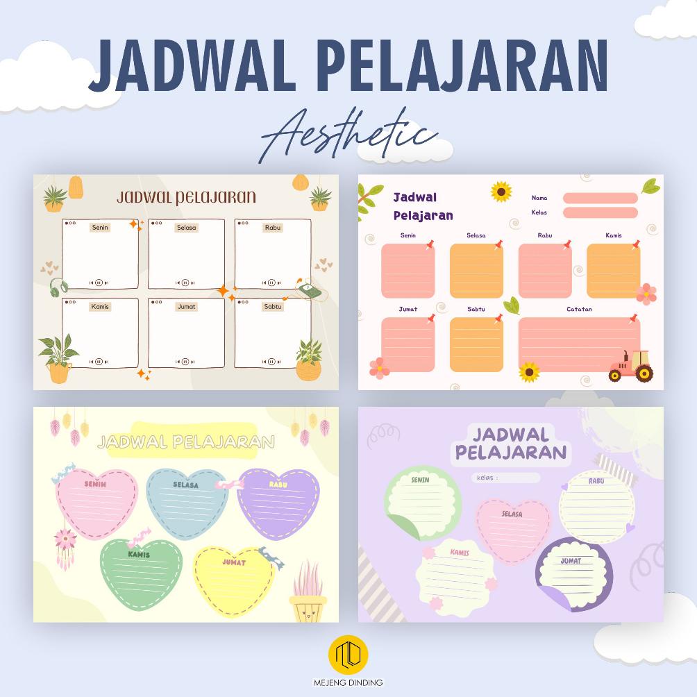 

8.8 [Discount] Jadwal Pelajaran Custom / Poster Pelajaran/ Motif Aesthetic A / Poster Edukasi Jadwal Pelajaran Aesthetic Poster Jadwal Sekolah Weekly Planner / Papan Jadwal Pelajaran Sekolah Dinding Aesthetic Planner Lucu Anak / Poster Jadwal Pelajaran
