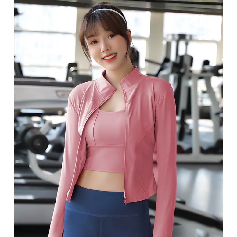 Terbaru.. Lulu Lemon|| Best Seller JAKET FITBODY (7 color) ✅ Baju Olahraga Wanita | Baju Yoga Wanita