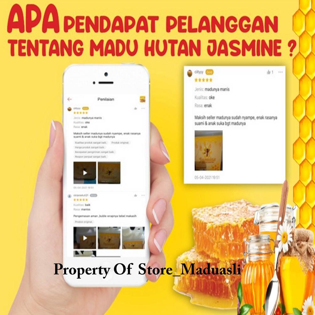 

8.8 [Discount] Madu Asli Murni 1Kg 100% Tanpa Campuran - Natural Raw Forest Honey Premium New !!