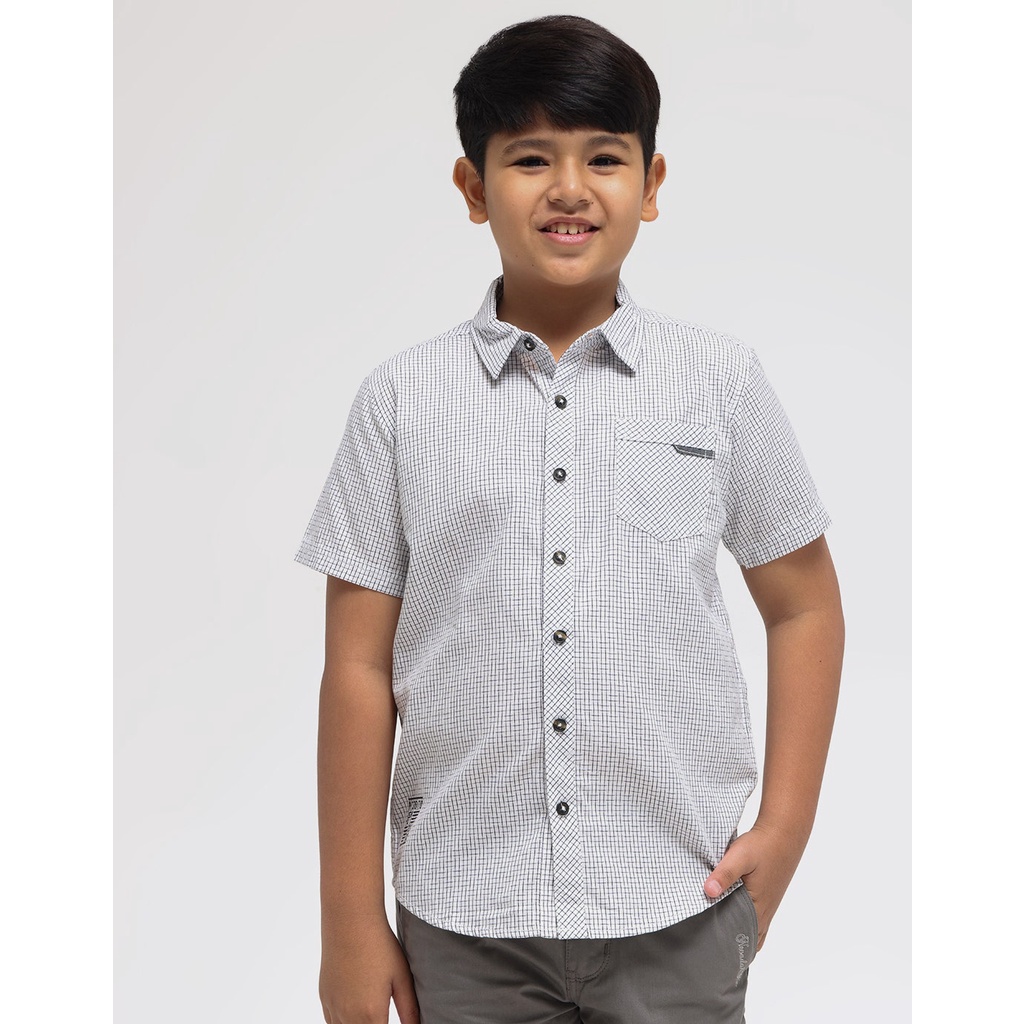 Pito Dito Snowdon Print Kemeja Anak Laki-laki 106947601