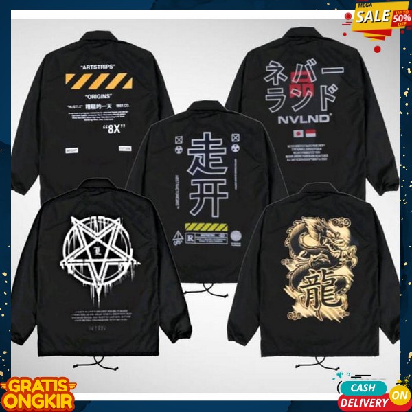 Jacket Naga Jepang Haket Coch Water Proof Jajet Anime Murah Jakwet Original Jakey Parasut Kekinian J