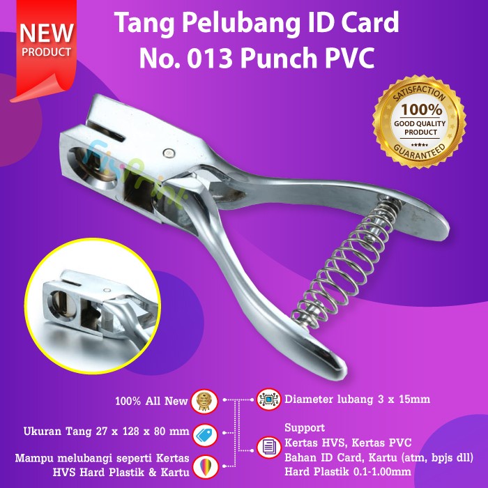 

Terlaris Tang Pembolong Pvc Id Card Diameter 3 X 15Mm