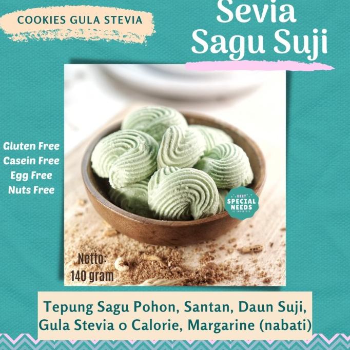 

Kue Sevia Sagu Suji -NO EGG Special Needs Snack/Autis Snack