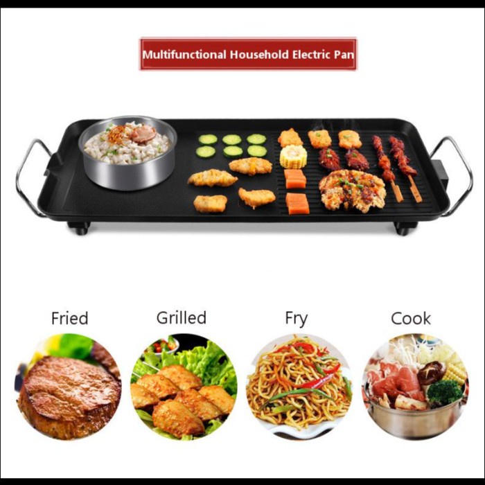 Pemanggang Listrik Non Sti / Portable Electric Grill Pan 2848