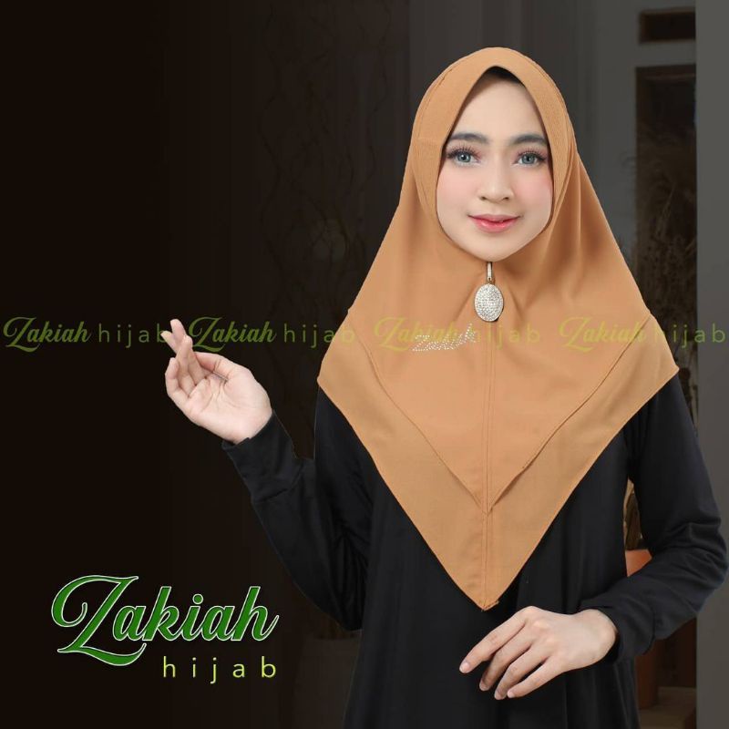 HIJAB/JILBAB INSTAN RUNCING MINI LANCIP ORI ZAKIAH
