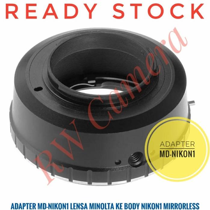 Adapter Md-Nikon1 N1 Lensa Minolta Ke Body Nikon Mirrorless J1 J3 J5