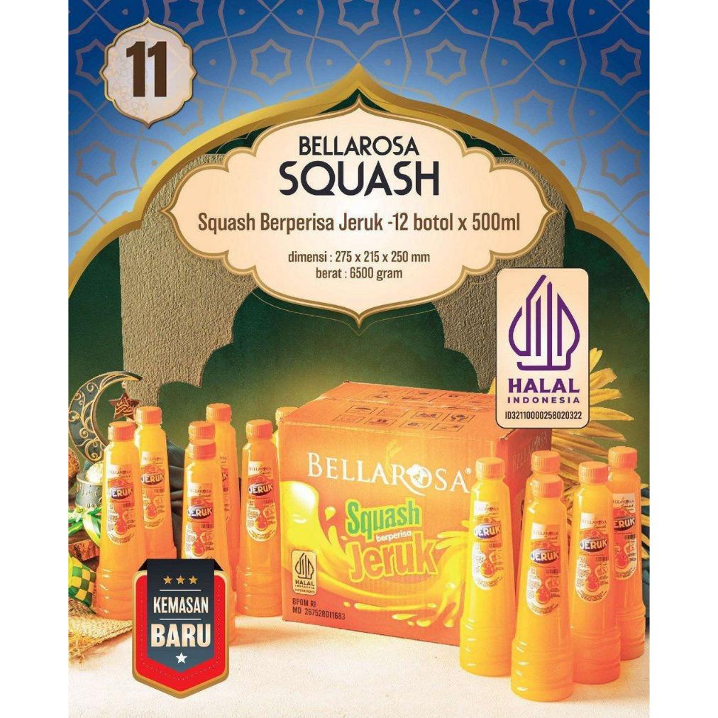 

Terbaik Bellarosa Squash Sirup Isi 12 Botol - 500Ml