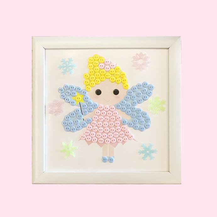 

Sale Button Art Fairy, Busy Box Aktivitas Craft Diy Anak Wall Art Termurah