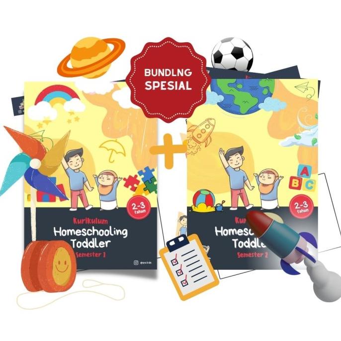 

Sale Kurikulum Homeschooling Printable Paud Toddler 2-3Tahun Termurah