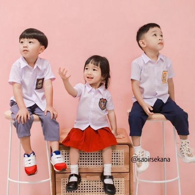 baju seragam SD SMA bayi batita balita anak laki-laki perempuan kecil