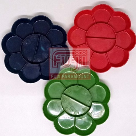 

Baru FYZQH Palet / Piring Cat Air Bentuk Bunga perlusin (12 pcs) H38 ➻Ready