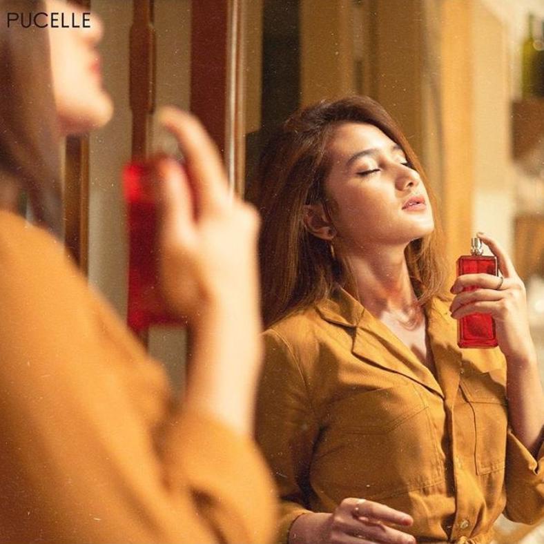 Model Baru PUCELLE Eau De Luxe Cologne 100 ml Parfum Kaca Minyak Wangi Lucent ,,