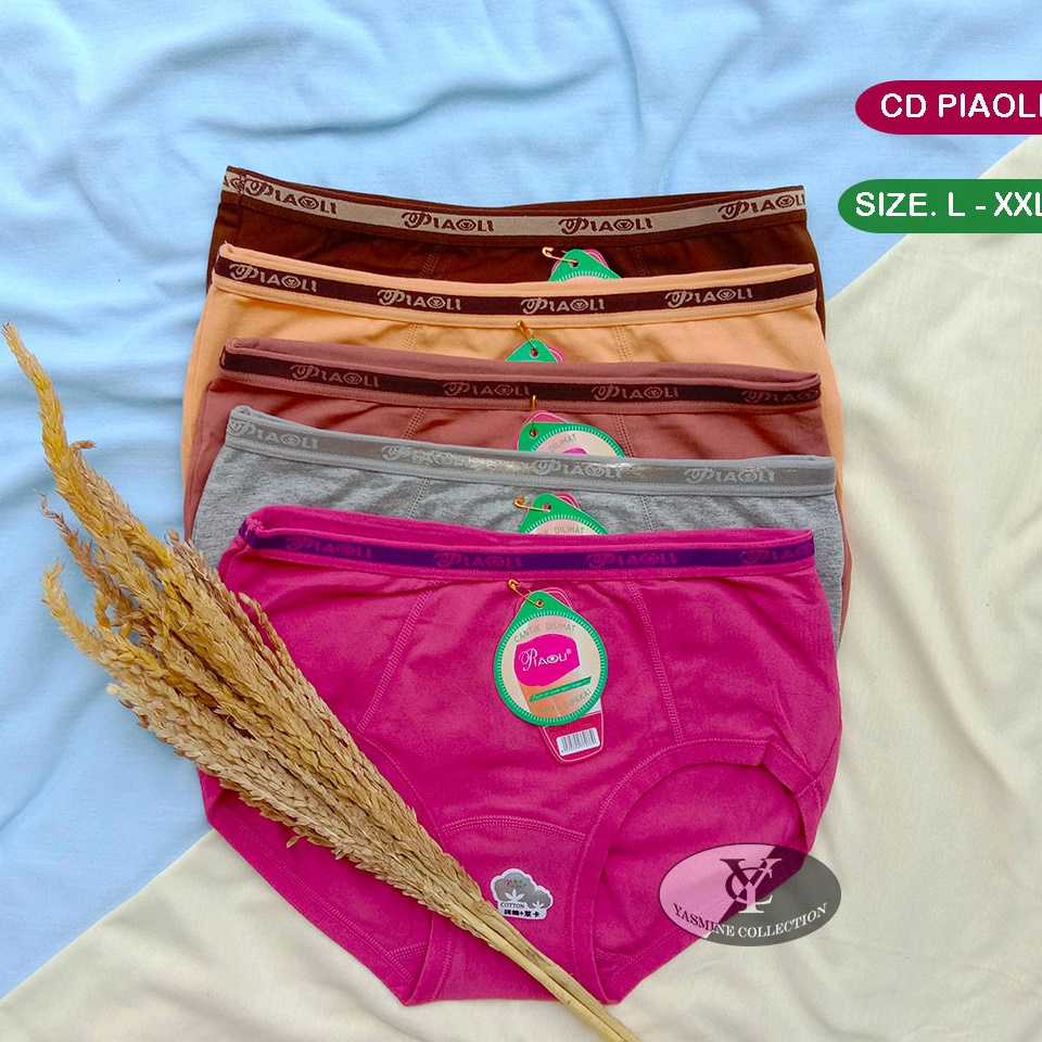 SALE TERBATAS. [ 6 - 12 pcs ] CD Piaoli 2077 | Celana Dalam Wanita / Cd PIAOLI / Celana Dalam / CD /