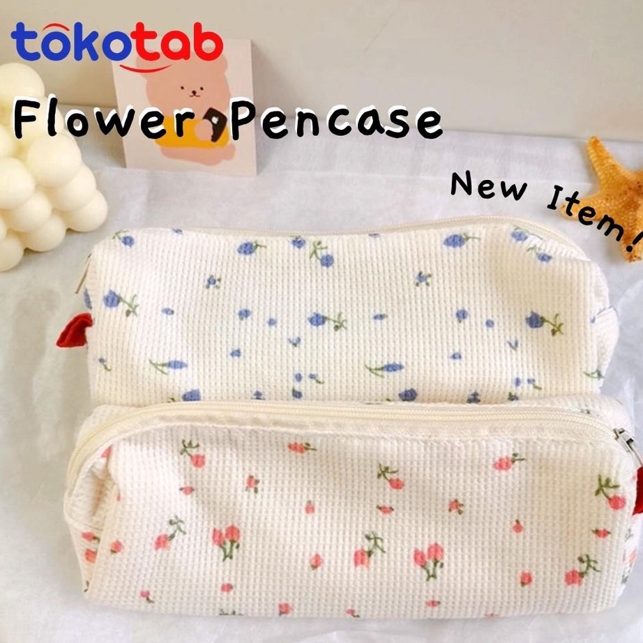 

➱Ready 7VHAM Tokotab - Tempat Pensil Flower Cute Pencase Cherry Korean Style Pencase Kanvas Pencase Kotak Pensil Case E77 ✯Terkini