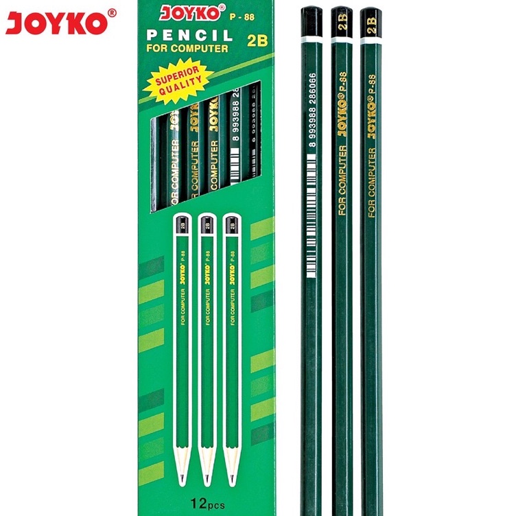 

Free Ongkir/ Pensil Joyko P-88 2B isi 12pcs