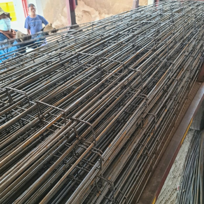 Besi Tiang Cor 4m besi 8mm SNI
