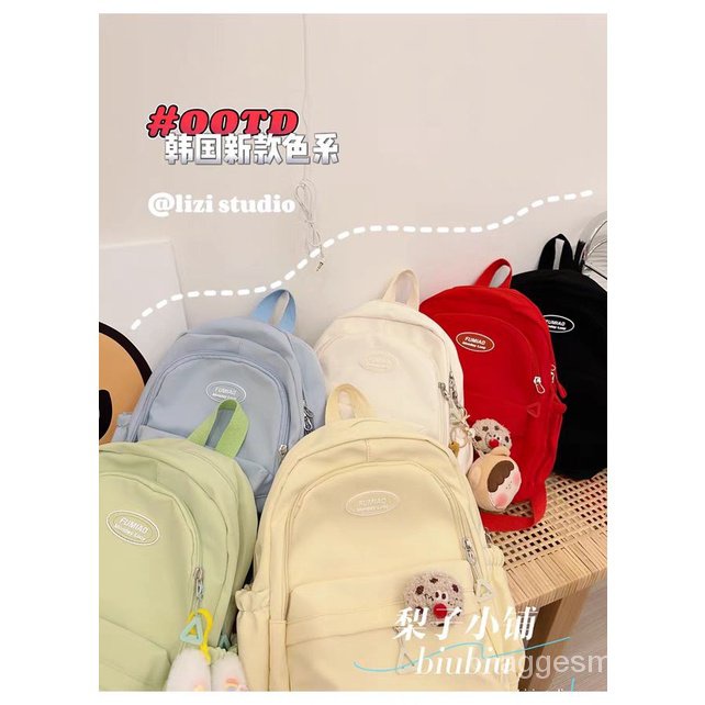 tas ransel sekolah/tas bahu gadis-gadis lucu tas bahu perguruan tinggi kecil ransel ringan tas sekol
