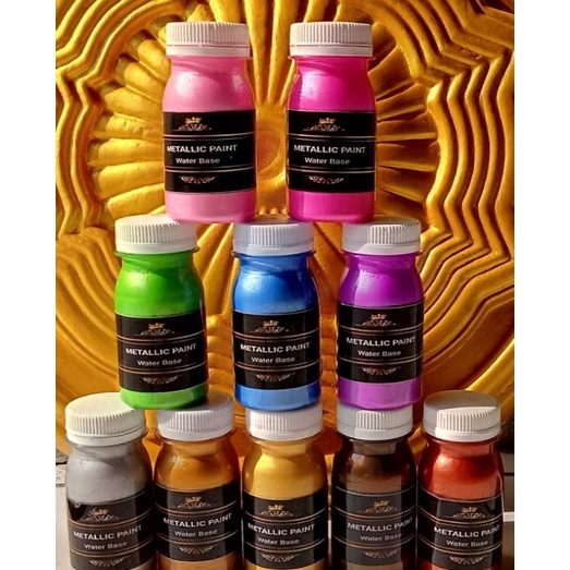 

✣Murah Banget✷ PP9J8 CAT LUKIS ACRYLIC METALLIC WATER BASE 50 GR F100 ❋Terkini