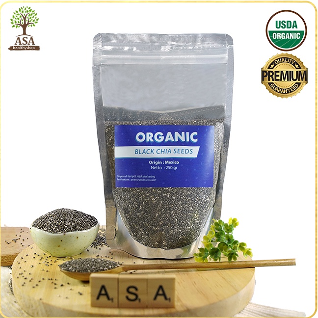 

【Penjualan Terbaik】✅COD Organic Chia Seed Mexico 250gr