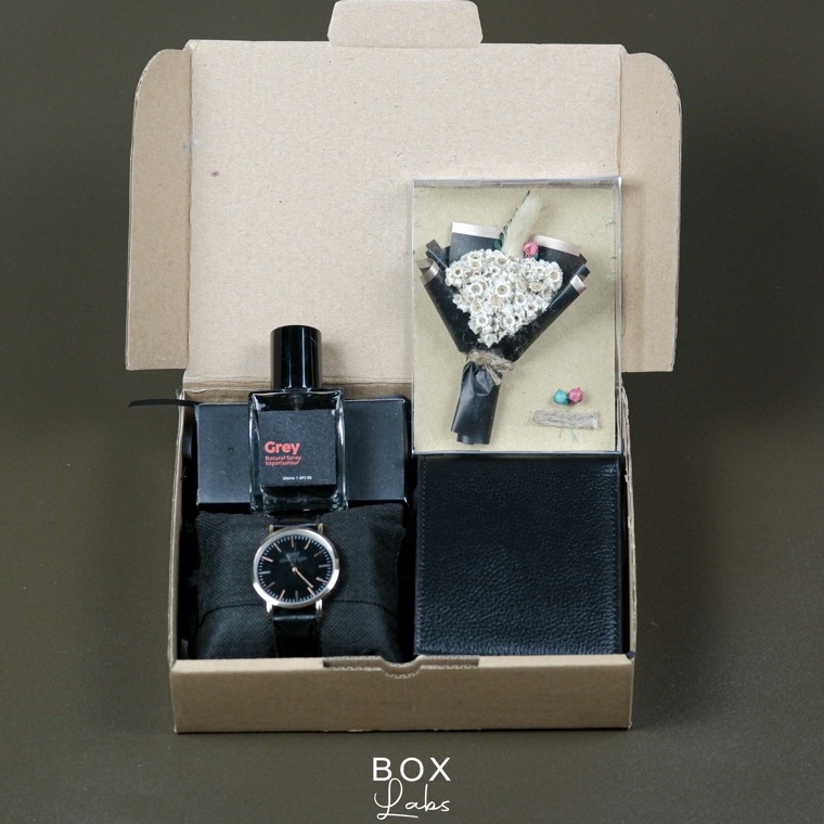 Best Seller.. HAMPERS ULANG TAHUN KADO GIFT BOX JAM TANGAN PRIA DOMPET COWOK MURAH
