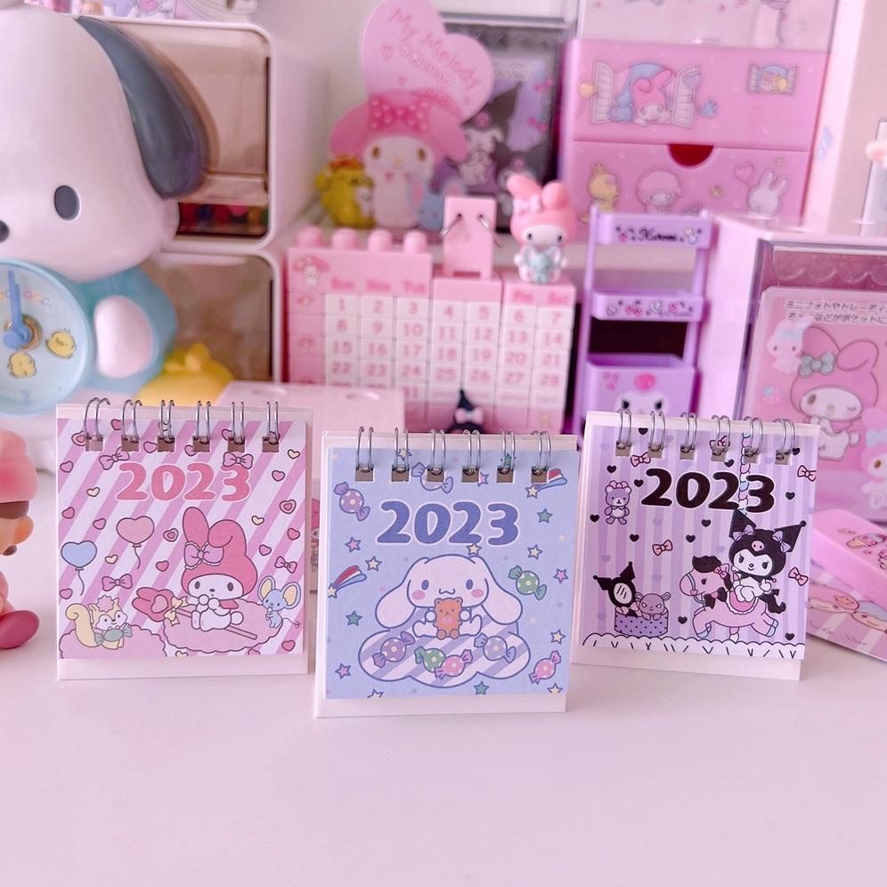 

Terlaris Cod Sanrio 2023 Kalender Meja Mini Vertikal Motif Anjing Lucu-Yy