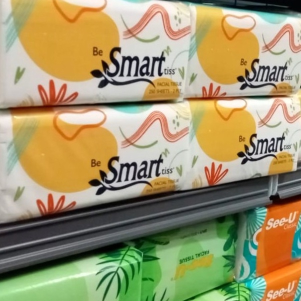 PALING AMPUH✌️>>> Tissue 250 sheets /Be Smart Tiss Facial Tissue / Tissue be smarttiss / tissue mura