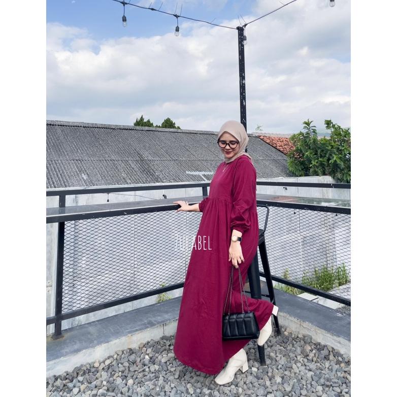 Best Nuwa Midi Dress Crincle  Dan Katun Combed Busui .,