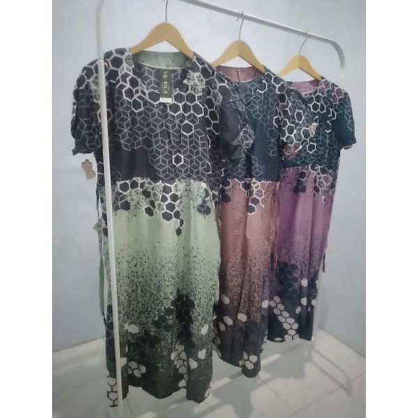 Daster Busui Bukaan Samping Kanan Kiri Belahan Jumbo Busui Friendly