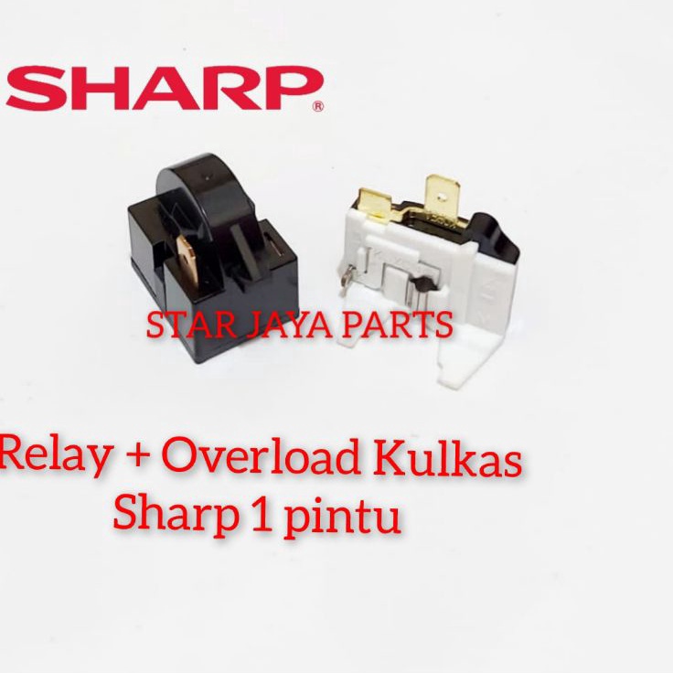 Harga Promo [1 Set] Relay Ptc Overload Kulkas Sharp 1 Pintu