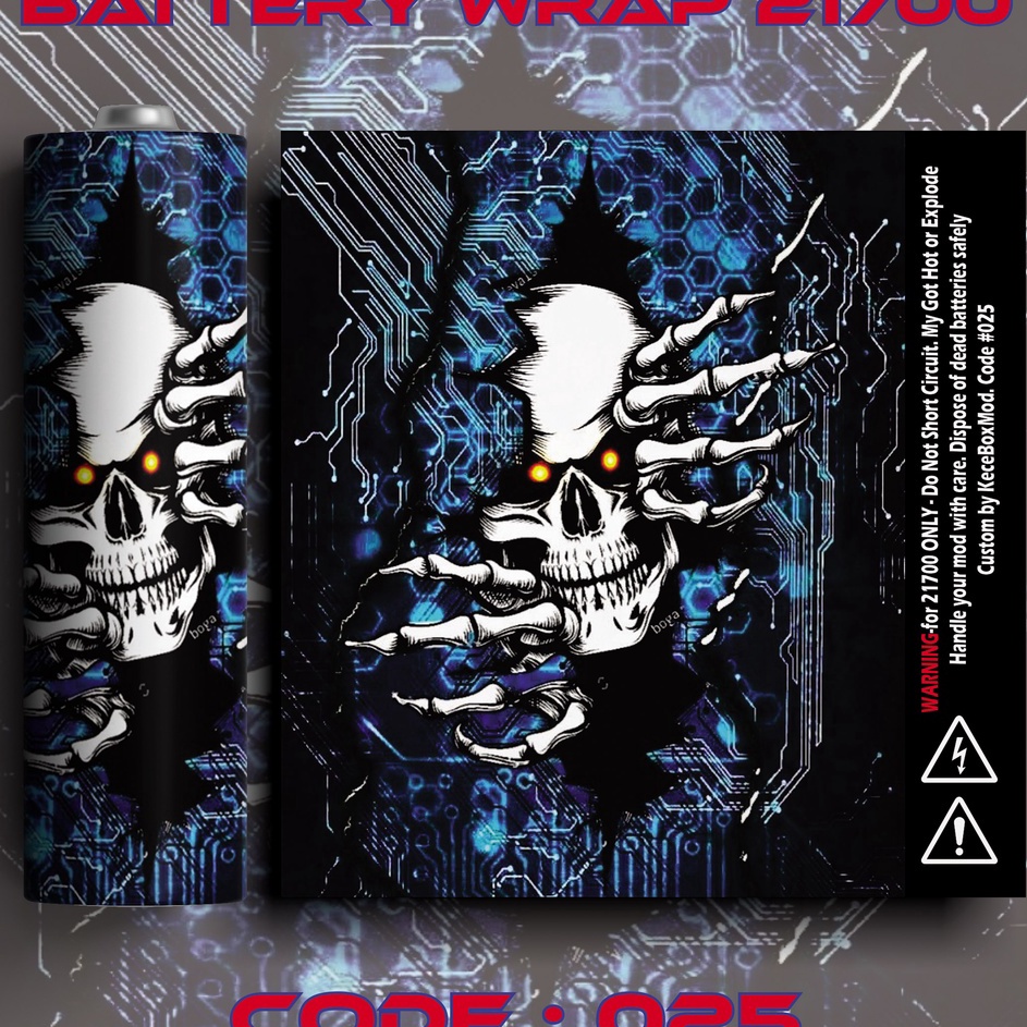 Free Ongkir/ 21700 Skin Wrap Battery