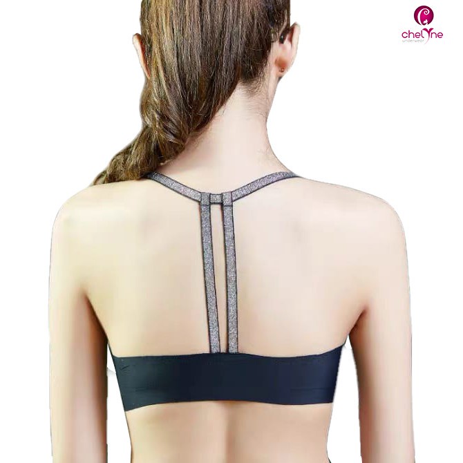 Chelyne BH Bralette T1913 Bahan Lycra Seamless Tanpa Kawat