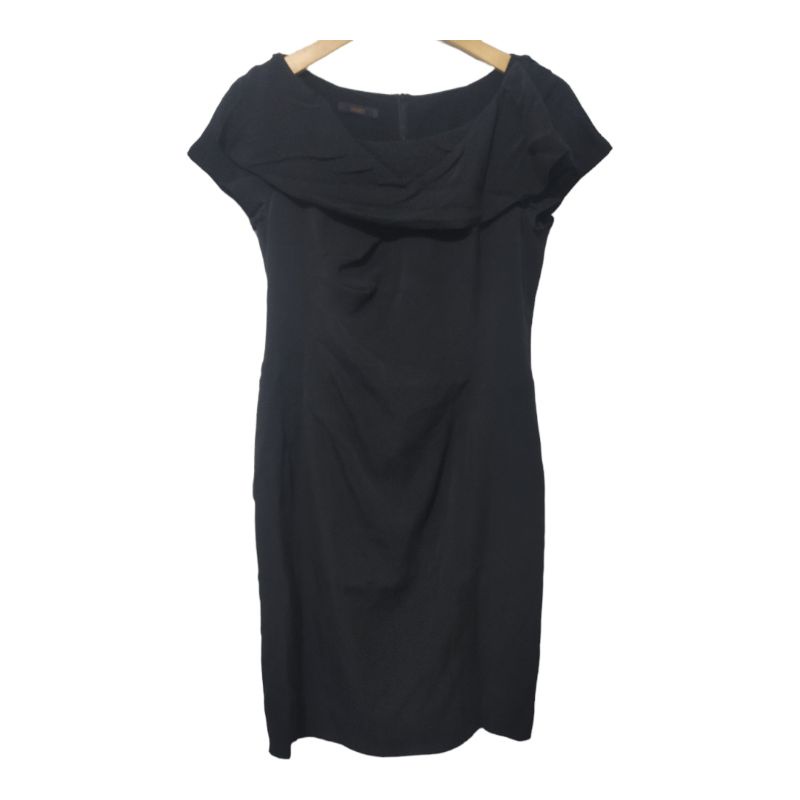 dress hitam jigott s fit m
