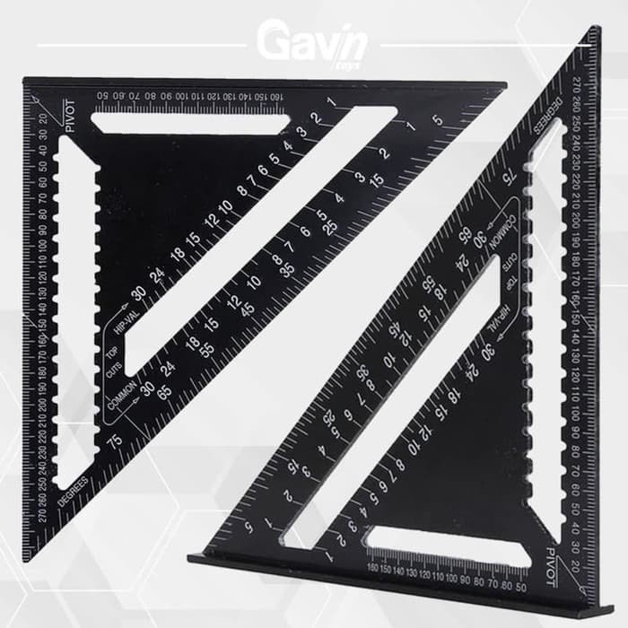 

Speed Square 12 Inch Besar 30Cm Ggaris Segitiga Woodworking