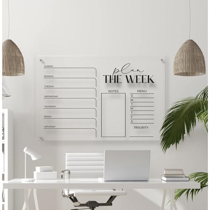 

Daily Planner Akrilik Weekly Planner | Tabel Jadwal Acrylic