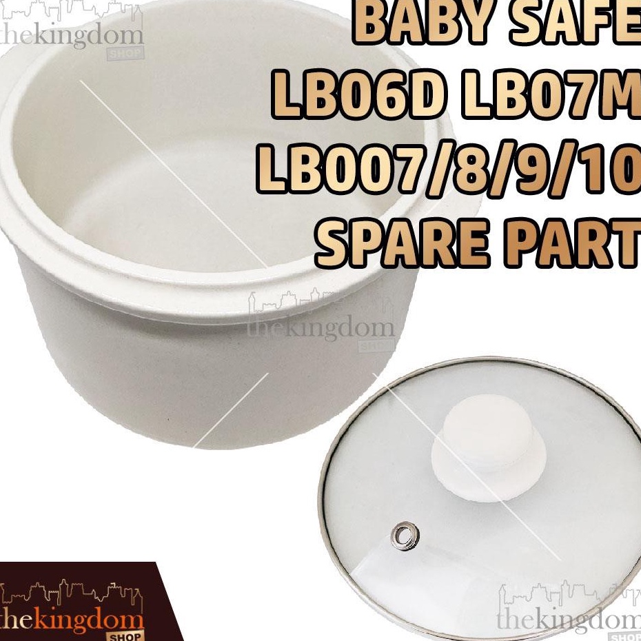 Va Baby Safe LB007 LB008 LB009 LB07M LB06D Mangkok Keramik Tutup Slow Cooker ✸ ↑