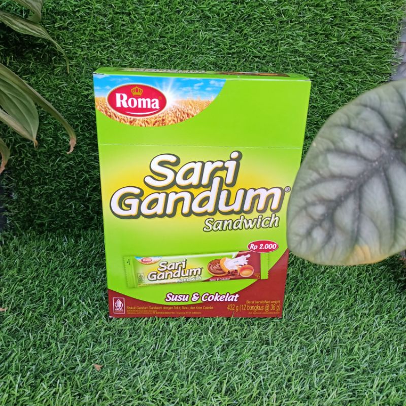 ROMA SARI GANDUM 1 BOX ISI 12PCS